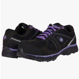EUC- Terra Womens Pacer 2.0 Purple Safety Shoes